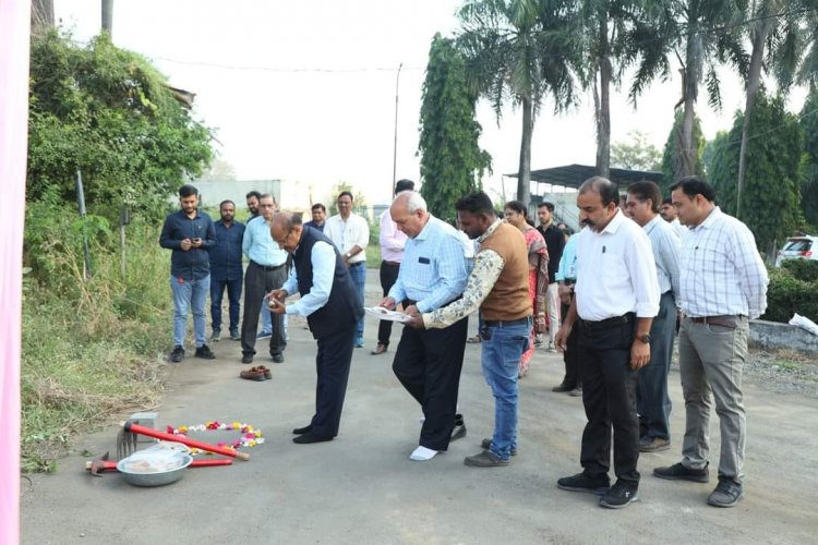 On December 15, 2023, Hon’ble Vice-Chancellor Dr. Z. P. Patel, marked a significant milestone by inaugurating the ambitious 'Strengthening of Existing Campus & Farm Road' project