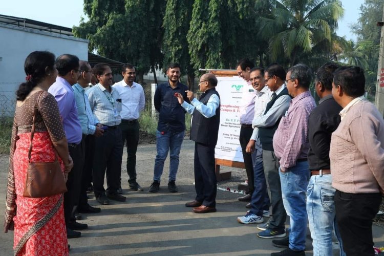 On December 15, 2023, Hon’ble Vice-Chancellor Dr. Z. P. Patel, marked a significant milestone by inaugurating the ambitious 'Strengthening of Existing Campus & Farm Road' project