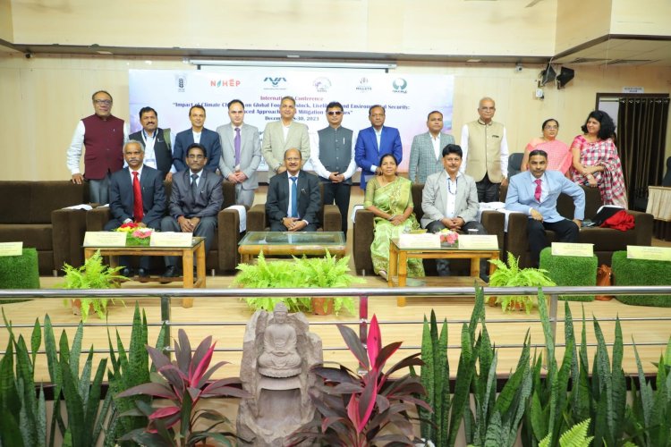 NAU Navsari, is hosting a 3 days International conference on "Impact of Climate Changes on Global Food, Livestock, Livelihood and Environmental Security: Advanced Approaches and Mitigation Strategies (ICCGFLLES-2023) from December 28 to 30, 2023