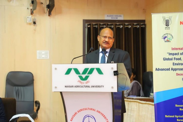 NAU Navsari, is hosting a 3 days International conference on "Impact of Climate Changes on Global Food, Livestock, Livelihood and Environmental Security: Advanced Approaches and Mitigation Strategies (ICCGFLLES-2023) from December 28 to 30, 2023