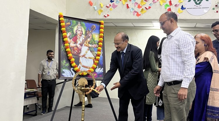 Hon’ble Vice Chancellor, Dr. Z. P. Patel inaugurated first of its kind in state, Gujarat State Biotechnology Mission (GSBTM) sponsored “15-Day Intensive Crash Workshop for ICAR-AIEEA-PG and other Biotechnology Related Examinations” on January 23, 2024, at the ASPEE Shakilam Biotechnology Institute, Surat. 