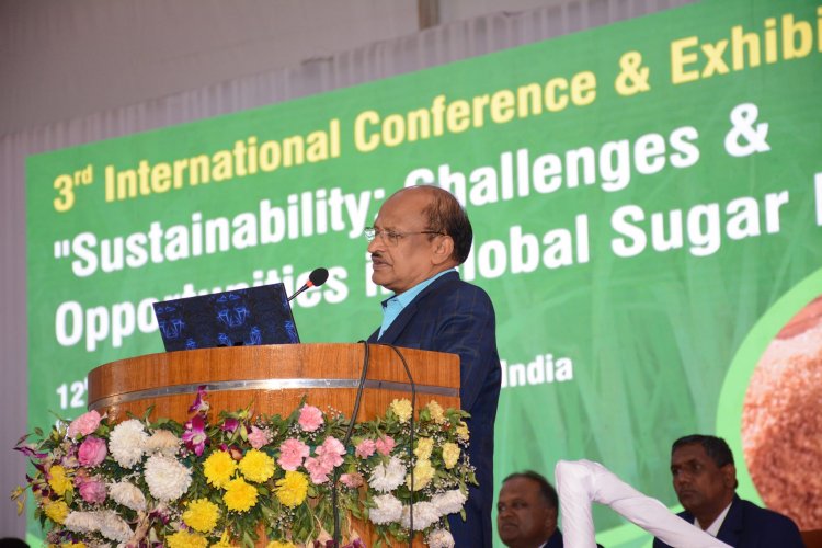 Hon'ble Vice-Chancellor Dr. Z. P. Patel chaired a Technical Session on "Pests in Sugarcane: Facts & Management Approach" at the 3rd International Conference and Exhibition on “Sustainability: Challenges & Opportunities in Global Sugar Industries” organized by the Vasantdada Sugar Institute (VSI), Pune during January 12-14, 2024.