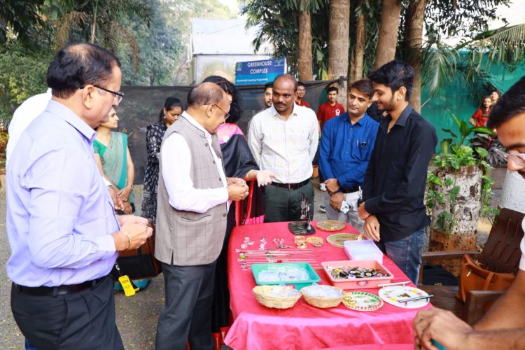 Hon'ble Vice Chancellor Dr. Z. P. Patel inaugurated the Exhibition-cum-Sale on “Horticulture for health and happiness” on January 19, 2024 at ASPEE College of Horticulture, Navsari. 