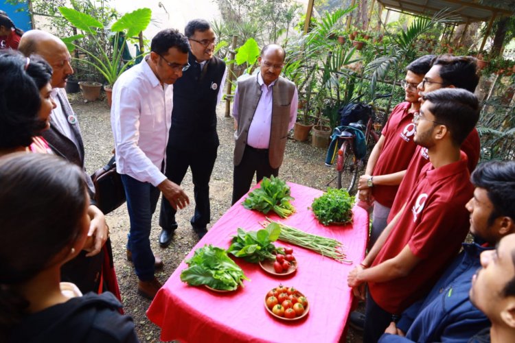 Hon'ble Vice Chancellor Dr. Z. P. Patel inaugurated the Exhibition-cum-Sale on “Horticulture for health and happiness” on January 19, 2024 at ASPEE College of Horticulture, Navsari. 