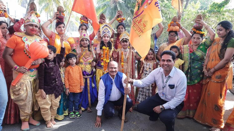 The auspicious occasion of ‘Pran-Pratishtha of Shri Ram at Ayodhya’ was celebrated at NAU Navsari by organizing a spirited ‘Shri Ram Utsav’ within the serene surroundings of the ‘Kameshwar Mahadev temple’ of campus today (January 22, 2024)