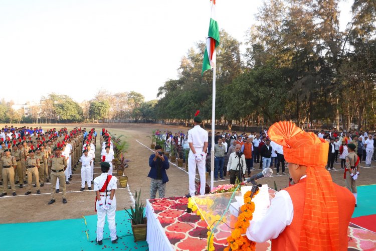 Navsari Agricultural University joyously celebrated the 75th Republic Day in the esteemed presence of the Hon’ble Vice-Chancellor Dr. Z. P. Patel