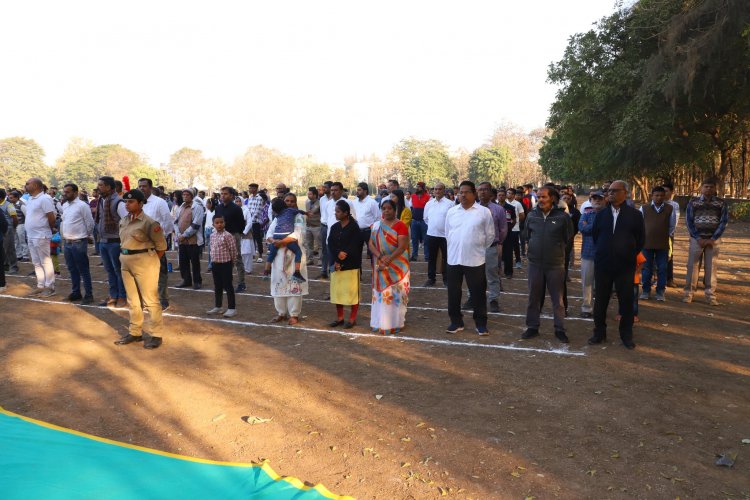 Navsari Agricultural University joyously celebrated the 75th Republic Day in the esteemed presence of the Hon’ble Vice-Chancellor Dr. Z. P. Patel