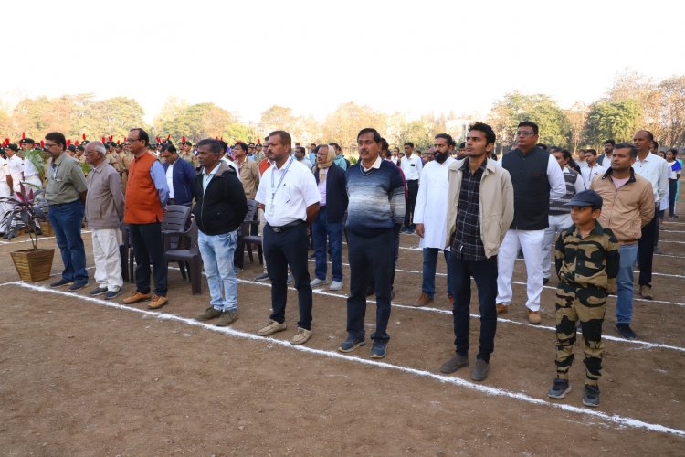 Navsari Agricultural University joyously celebrated the 75th Republic Day in the esteemed presence of the Hon’ble Vice-Chancellor Dr. Z. P. Patel