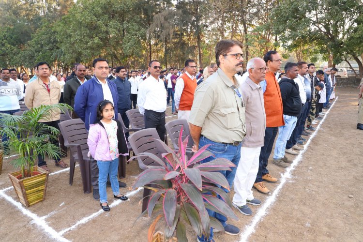 Navsari Agricultural University joyously celebrated the 75th Republic Day in the esteemed presence of the Hon’ble Vice-Chancellor Dr. Z. P. Patel