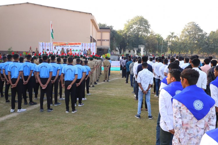 Navsari Agricultural University joyously celebrated the 75th Republic Day in the esteemed presence of the Hon’ble Vice-Chancellor Dr. Z. P. Patel