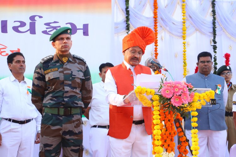 Navsari Agricultural University joyously celebrated the 75th Republic Day in the esteemed presence of the Hon’ble Vice-Chancellor Dr. Z. P. Patel