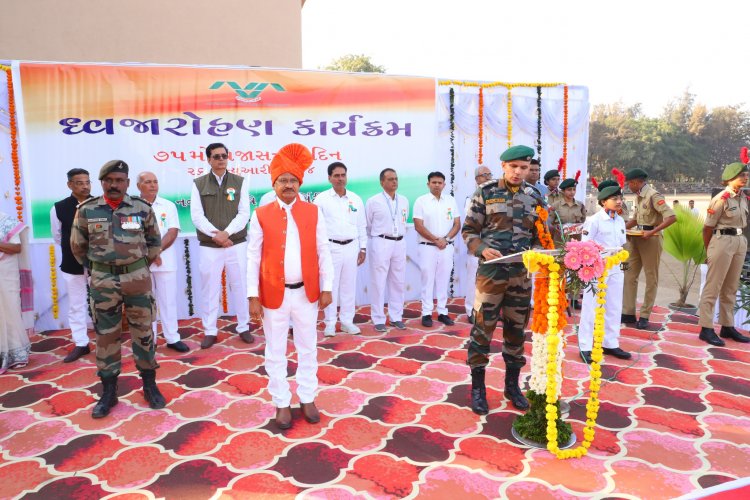 Navsari Agricultural University joyously celebrated the 75th Republic Day in the esteemed presence of the Hon’ble Vice-Chancellor Dr. Z. P. Patel