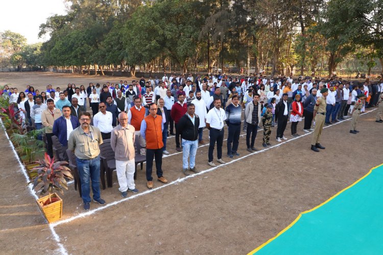 Navsari Agricultural University joyously celebrated the 75th Republic Day in the esteemed presence of the Hon’ble Vice-Chancellor Dr. Z. P. Patel