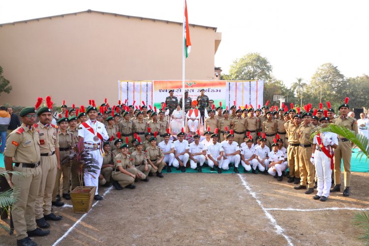 Navsari Agricultural University joyously celebrated the 75th Republic Day in the esteemed presence of the Hon’ble Vice-Chancellor Dr. Z. P. Patel