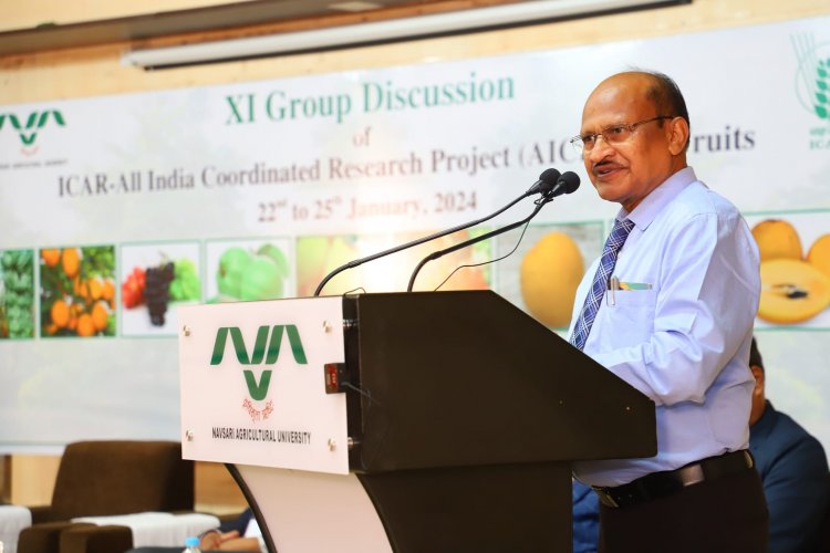 The XI Group Discussion of ICAR-All India Coordinated Research Project on Fruits was organized at NAU, Navsari during January 22-25, 2024.