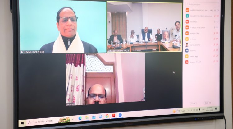 Hon’ble Vice-chancellor Dr. Z. P Patel chaired 2 sessions during the 74th Annual Conference of the Indian Society of Agricultural Statistics (ISAS)