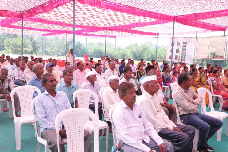  A ‘Khedut Din' was organized by Niger Research Station, Vanarasi on under the AICRP-Tribal Sub Plan (TSP) on February 05, 2024 in the esteemed presence of Hon'ble Vice-Chancellor Dr. Z. P. Patel along with Dr. V. R. Naik, ADR and the scientists of the centre.