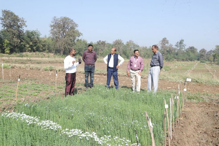  A ‘Khedut Din' was organized by Niger Research Station, Vanarasi on under the AICRP-Tribal Sub Plan (TSP) on February 05, 2024 in the esteemed presence of Hon'ble Vice-Chancellor Dr. Z. P. Patel along with Dr. V. R. Naik, ADR and the scientists of the centre.