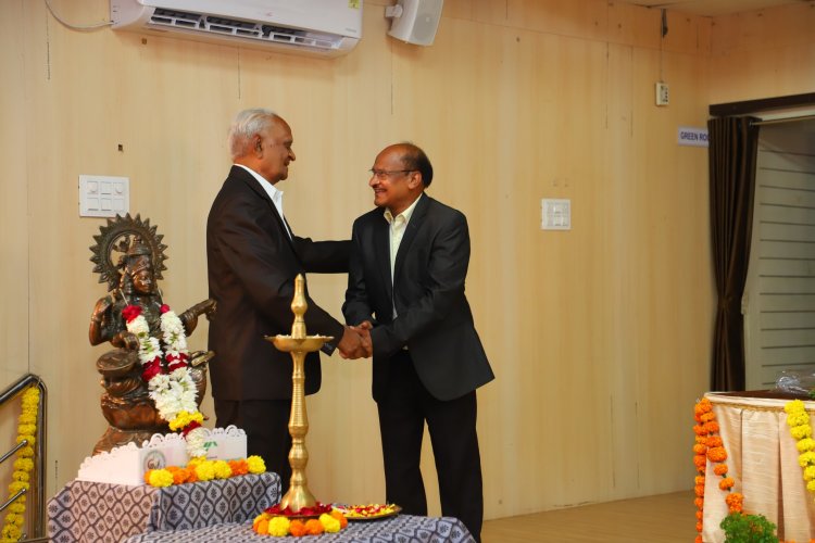 During the inaugural function of the 74th ISAS (Indian Society of Agricultural Statistics) conference held at NAU Navsari from February 02-04, 2024, Hon’ble Vice-Chancellor Dr. Z. P. Patel extended heartfelt felicitations to Dr. N. M. Patel, former principal of B. A. College of Agriculture, AAU, Anand, Gujarat.