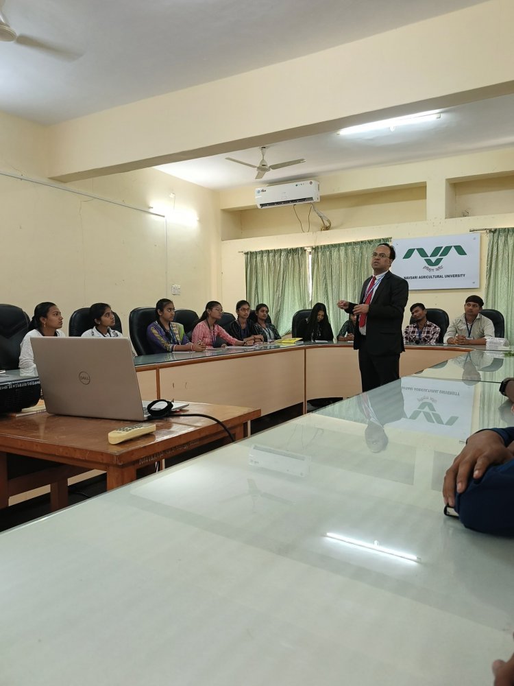 University Placement & Counselling Cell organized a full-day “Campus to Corporate – C2C” program for the final year students of Horticulture Polytechnic, Navsari on March 22, 2024.