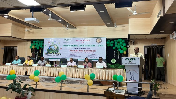 As per the UNO declaration of 21st March as the International Day of Forests every year, College of Forestry, Navsari along with Social Forestry Division, Navsari, celebrated the International Day of Forests-2024 at university level.