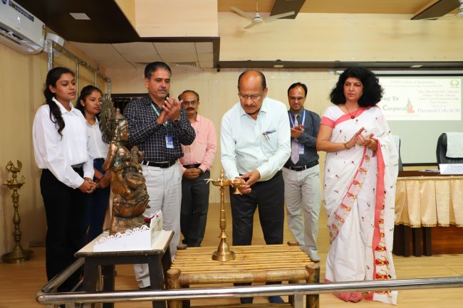 Hon’ble Vice-Chancellor Dr. Z. P. Patel presided over the inaugural function of the Campus-to-Corporate 2024 program at ASPEE College of Horticulture on March 28, 2024.