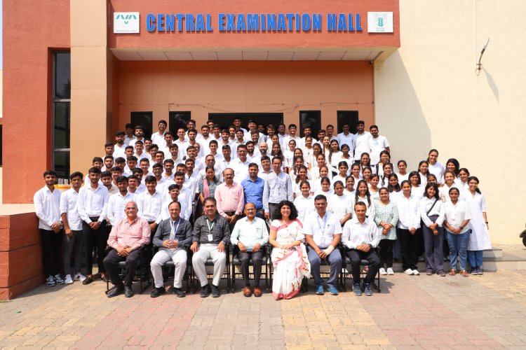 Hon’ble Vice-Chancellor Dr. Z. P. Patel presided over the inaugural function of the Campus-to-Corporate 2024 program at ASPEE College of Horticulture on March 28, 2024.