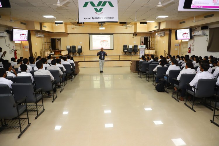 Hon’ble Vice-Chancellor Dr. Z. P. Patel presided over the inaugural function of the Campus-to-Corporate 2024 program at ASPEE College of Horticulture on March 28, 2024.