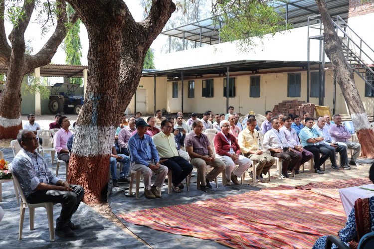 Rubber Plants Corridor was planned and commissioned in Navsari Agricultural University by the Hon’ble Vice-Chancellor Dr. Z. P. Patel on April 02, 2024.