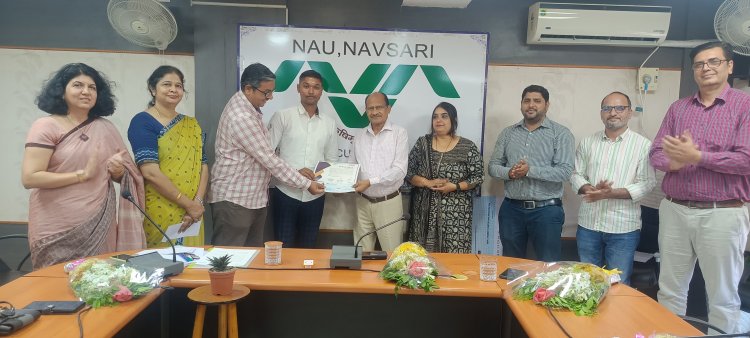 NAU, Navsari has been recognized as a Nodal Centre for the Student Startup and Innovation Policy (SSIP 2.0) by Gujarat Knowledge Society, Directorate of Technical Education, Gandhinagar.