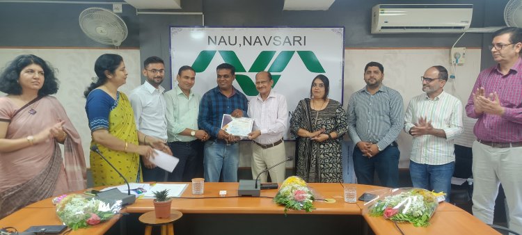 NAU, Navsari has been recognized as a Nodal Centre for the Student Startup and Innovation Policy (SSIP 2.0) by Gujarat Knowledge Society, Directorate of Technical Education, Gandhinagar.