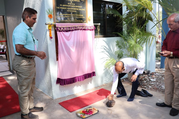 Hon’ble Vice-Chancellor, Dr. Z. P. Patel inaugurated the newly renovated Primary Health Centre (PHC) in the presence of all university officers on March 12, 2024. 