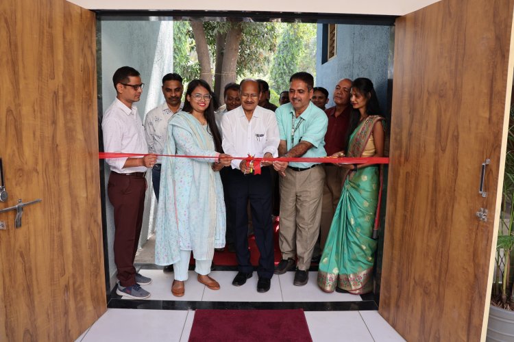 Hon’ble Vice-Chancellor, Dr. Z. P. Patel inaugurated the newly renovated Primary Health Centre (PHC) in the presence of all university officers on March 12, 2024. 