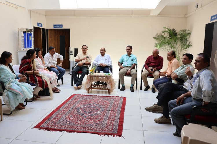 Hon’ble Vice-Chancellor, Dr. Z. P. Patel inaugurated the newly renovated Primary Health Centre (PHC) in the presence of all university officers on March 12, 2024. 