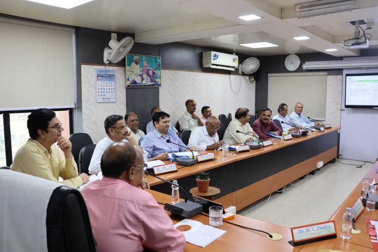 Hon’ble Vice-Chancellor Dr. Z. P. Patel chaired the 18th Planning and Development Committee Meeting on April 19, 2024.