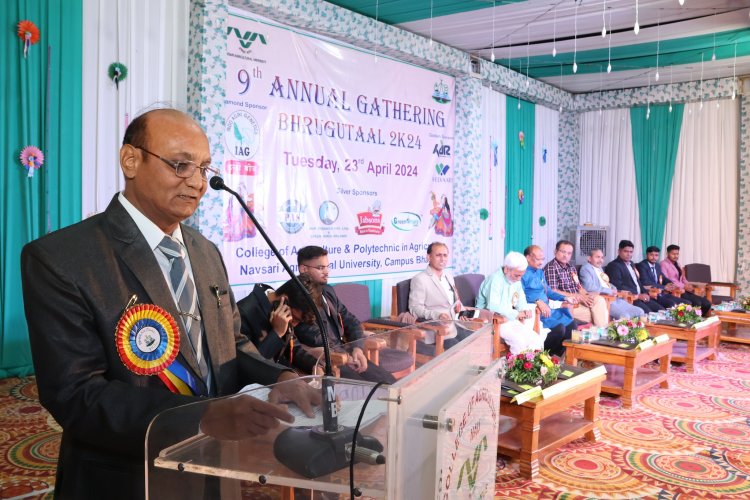 The 9th Annual Gathering of College of Agriculture, Bharuch (Bhrugutaal-2024) was celebrated in the esteemed presence of Hon’ble Vice-Chancellor, Dr. Z. P. Patel as President; 