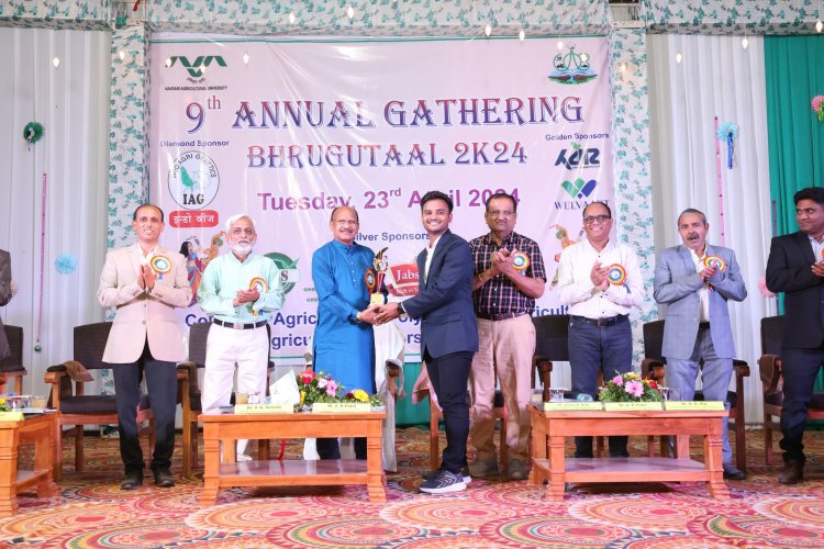 The 9th Annual Gathering of College of Agriculture, Bharuch (Bhrugutaal-2024) was celebrated in the esteemed presence of Hon’ble Vice-Chancellor, Dr. Z. P. Patel as President; 