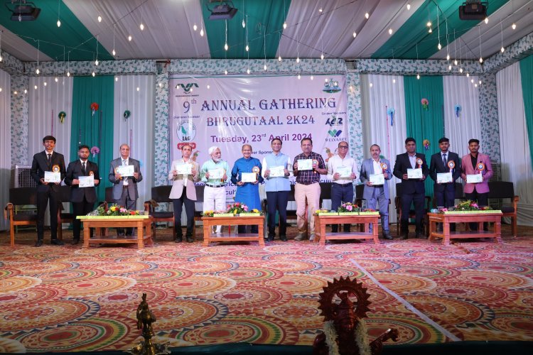 The 9th Annual Gathering of College of Agriculture, Bharuch (Bhrugutaal-2024) was celebrated in the esteemed presence of Hon’ble Vice-Chancellor, Dr. Z. P. Patel as President; 