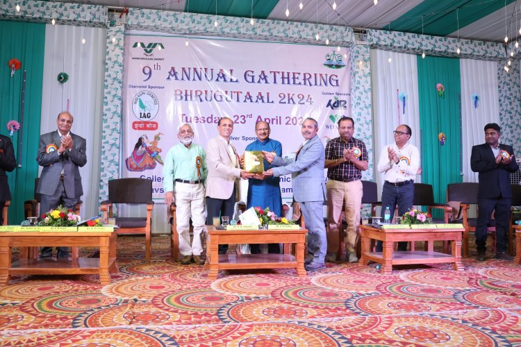 The 9th Annual Gathering of College of Agriculture, Bharuch (Bhrugutaal-2024) was celebrated in the esteemed presence of Hon’ble Vice-Chancellor, Dr. Z. P. Patel as President; 