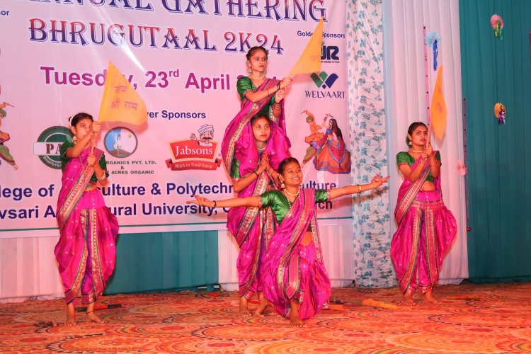 The 9th Annual Gathering of College of Agriculture, Bharuch (Bhrugutaal-2024) was celebrated in the esteemed presence of Hon’ble Vice-Chancellor, Dr. Z. P. Patel as President; 