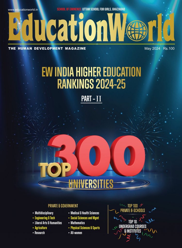 EducationWorld, India’s renowned magazine, recently announced the EW India Higher Education Rankings (2024-25).