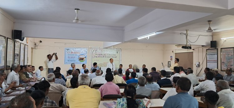 NAU, Navsari celebrated ‘World Bee Day’ on May 20, 2024, in the esteemed presence of Hon’ble Vice-Chancellor Dr. Z. P. Patel as the President of function