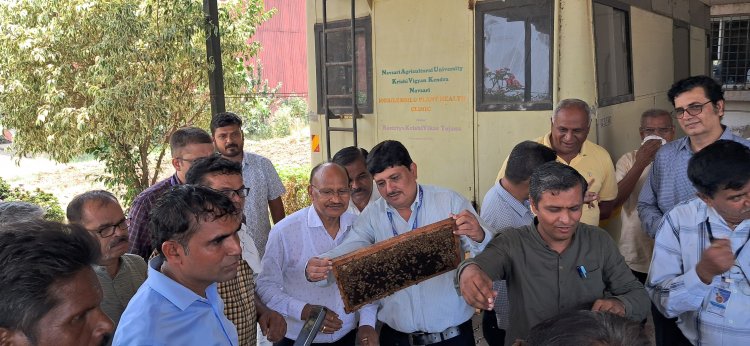 NAU, Navsari celebrated ‘World Bee Day’ on May 20, 2024, in the esteemed presence of Hon’ble Vice-Chancellor Dr. Z. P. Patel as the President of function