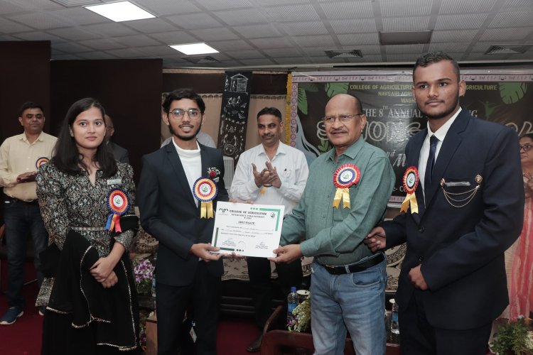 College of Agriculture and Polytechnic in Agriculture, Waghai celebrated Eighth Annual Gathering 'SOHONG-2024' on May 22, 2024 in the gracious presence of Hon'ble Vice-Chancellor Dr. Z. P. Patel as the President of function