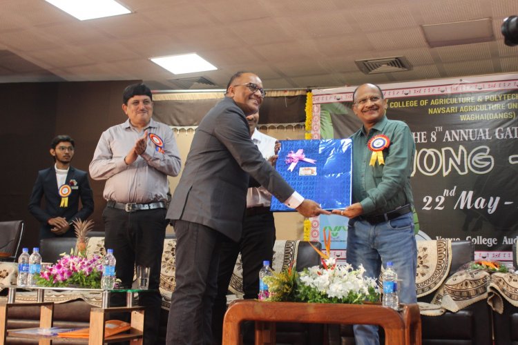 College of Agriculture and Polytechnic in Agriculture, Waghai celebrated Eighth Annual Gathering 'SOHONG-2024' on May 22, 2024 in the gracious presence of Hon'ble Vice-Chancellor Dr. Z. P. Patel as the President of function