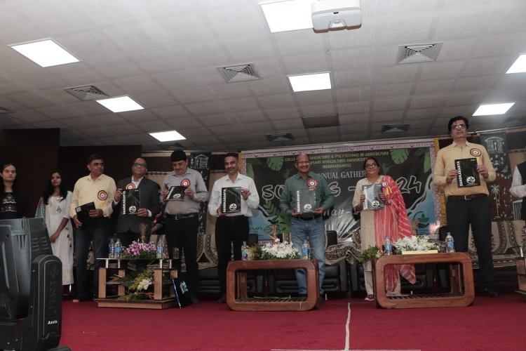 College of Agriculture and Polytechnic in Agriculture, Waghai celebrated Eighth Annual Gathering 'SOHONG-2024' on May 22, 2024 in the gracious presence of Hon'ble Vice-Chancellor Dr. Z. P. Patel as the President of function