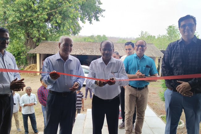 Two new NFSM SEEDS STORAGE GODOWN under Project ‘Creation of seed hubs for increasing production of millet crops in India’, NFSM, New Delhi at Rajendrapur and Rambhas Farm of Hill Millet Research Station (HMRS), Waghai was inaugurated by Hon’ble Vice-Chancellor Dr. Z. P. Patel in the solemn presence of Dr. T. R. Ahlawat, Director of Research