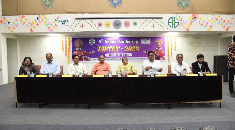 “TAPTEY-2024”, the 5th Annual gathering of ASPEE SHAKILAM Biotechnology Institute (ASBI), NAU, Surat, was held on June 6, 2024.