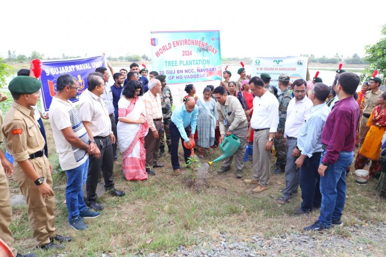 World Environment Day was celebrated by the N. M. College of Agriculture, ASPEE College of Horticulture, and College of Forestry, Navsari through various programs on June 5, 2024.