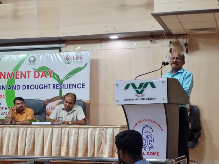 World Environment Day was celebrated by the N. M. College of Agriculture, ASPEE College of Horticulture, and College of Forestry, Navsari through various programs on June 5, 2024.